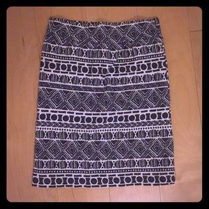 Brandy Melville tribal pencil skirt